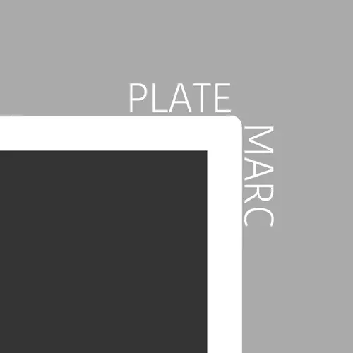 プレートマークの画像